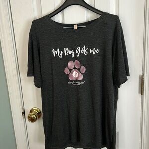 Simply Southern black cotton tee shirt